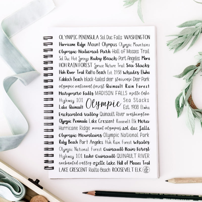 Olympic Spiral Notebook