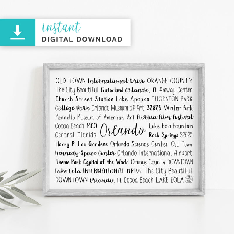 Orlando, FL Digital Download