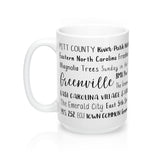 Greenville, NC Mug