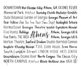 Athens, GA Travel Mug