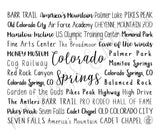 Colorado Springs, CO Travel Mug
