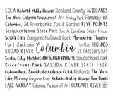 Columbia, SC Travel Mug