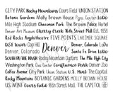 Denver, CO Travel Mug