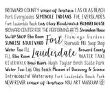 Fort Lauderdale, FL Travel Mug