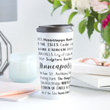 Minneapolis, MN Travel Mug