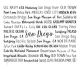 San Diego, CA Travel Mug