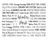 Winter Park, FL Travel Mug