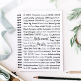 National Parks Spiral Notebook