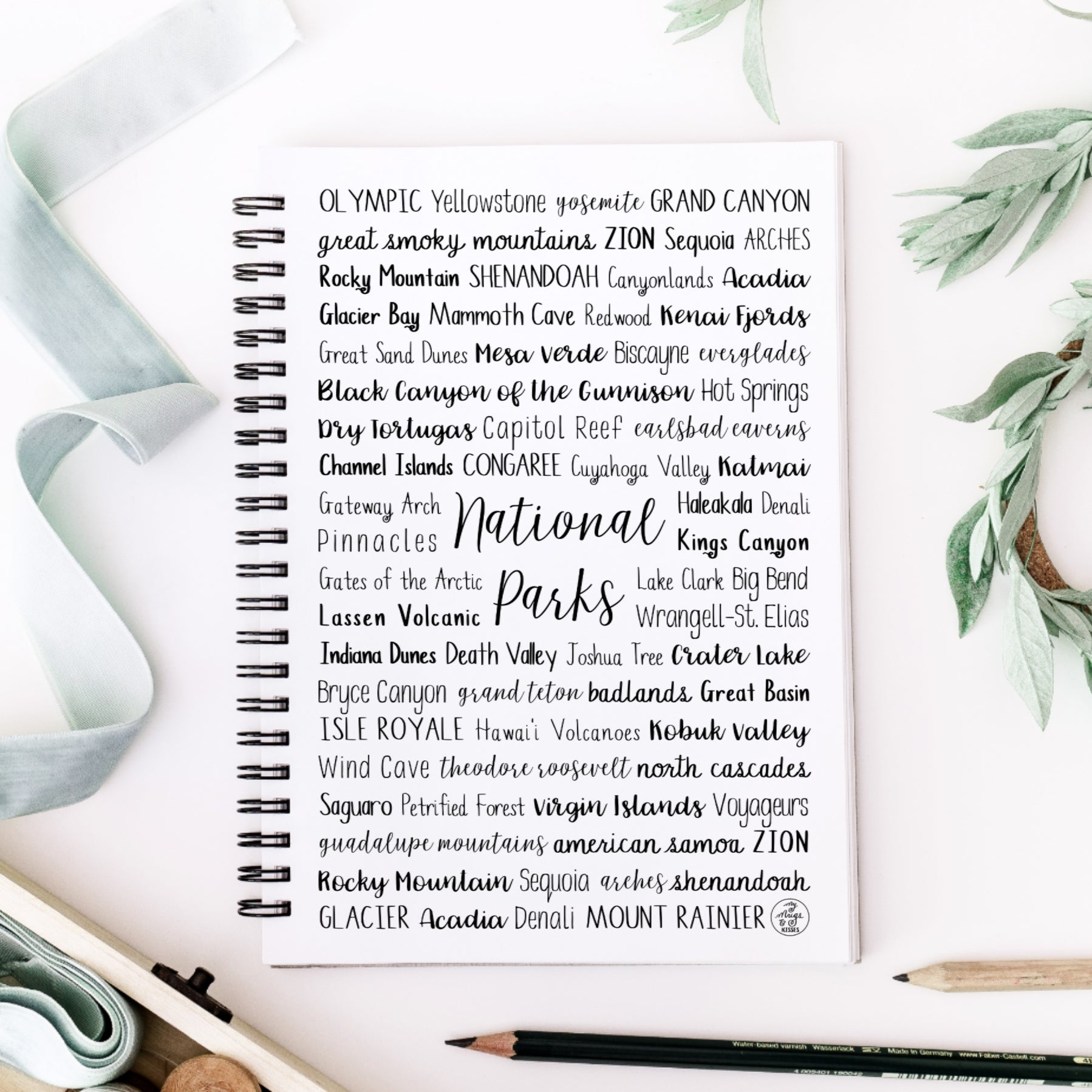 National Parks Spiral Notebook