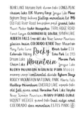 Rocky Mountain Spiral Notebook