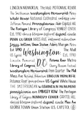 Washington, DC Spiral Notebook