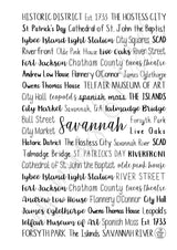 Savannah, GA Spiral Notebook