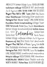 Columbus, OH Spiral Notebook