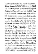 Baltimore, MD Spiral Notebook