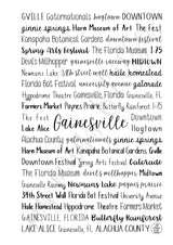 Gainesville, FL Spiral Notebook