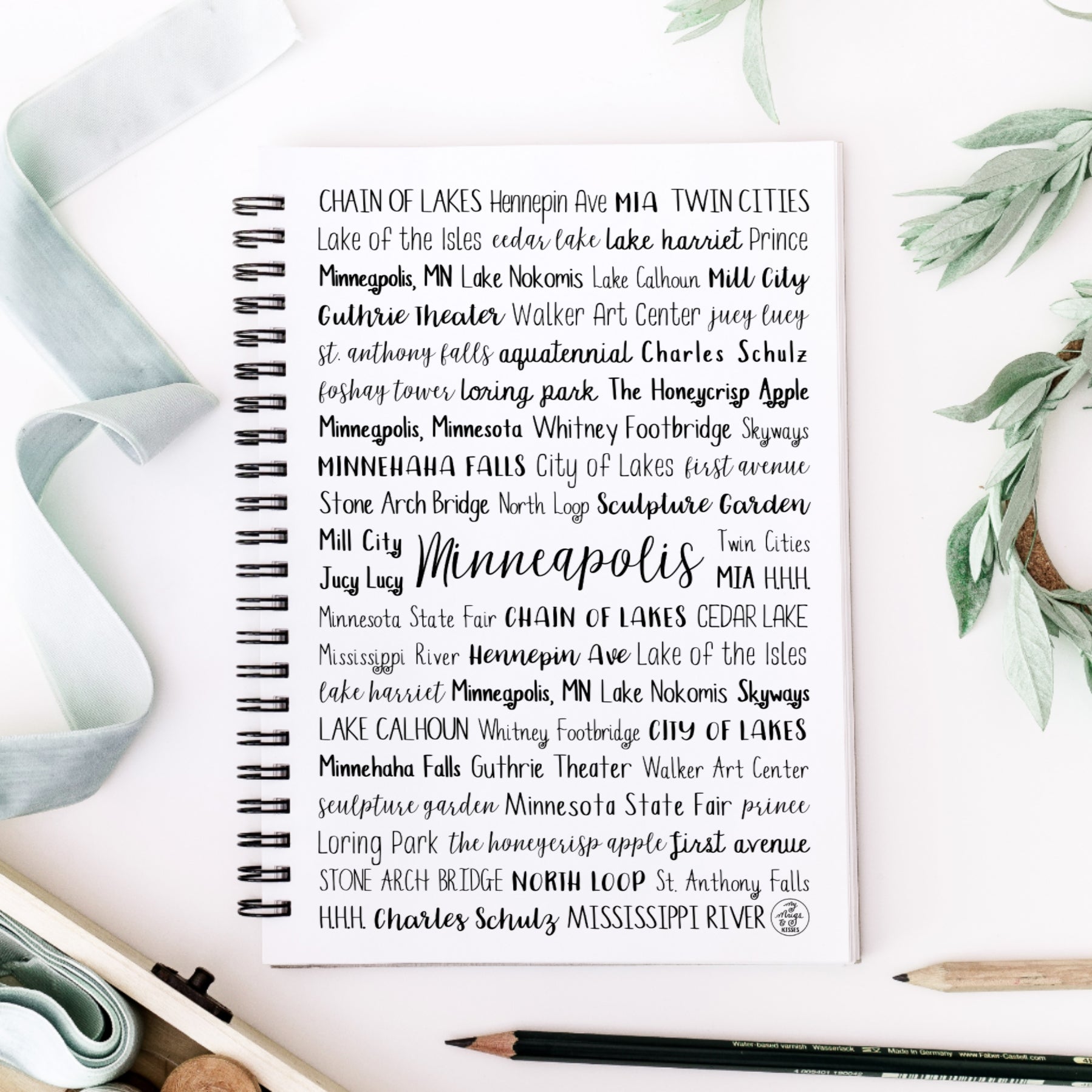 Minneapolis, MN Spiral Notebook