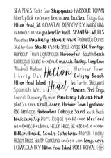 Hilton Head, SC Spiral Notebook