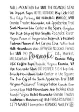 Roanoke, VA Spiral Notebook