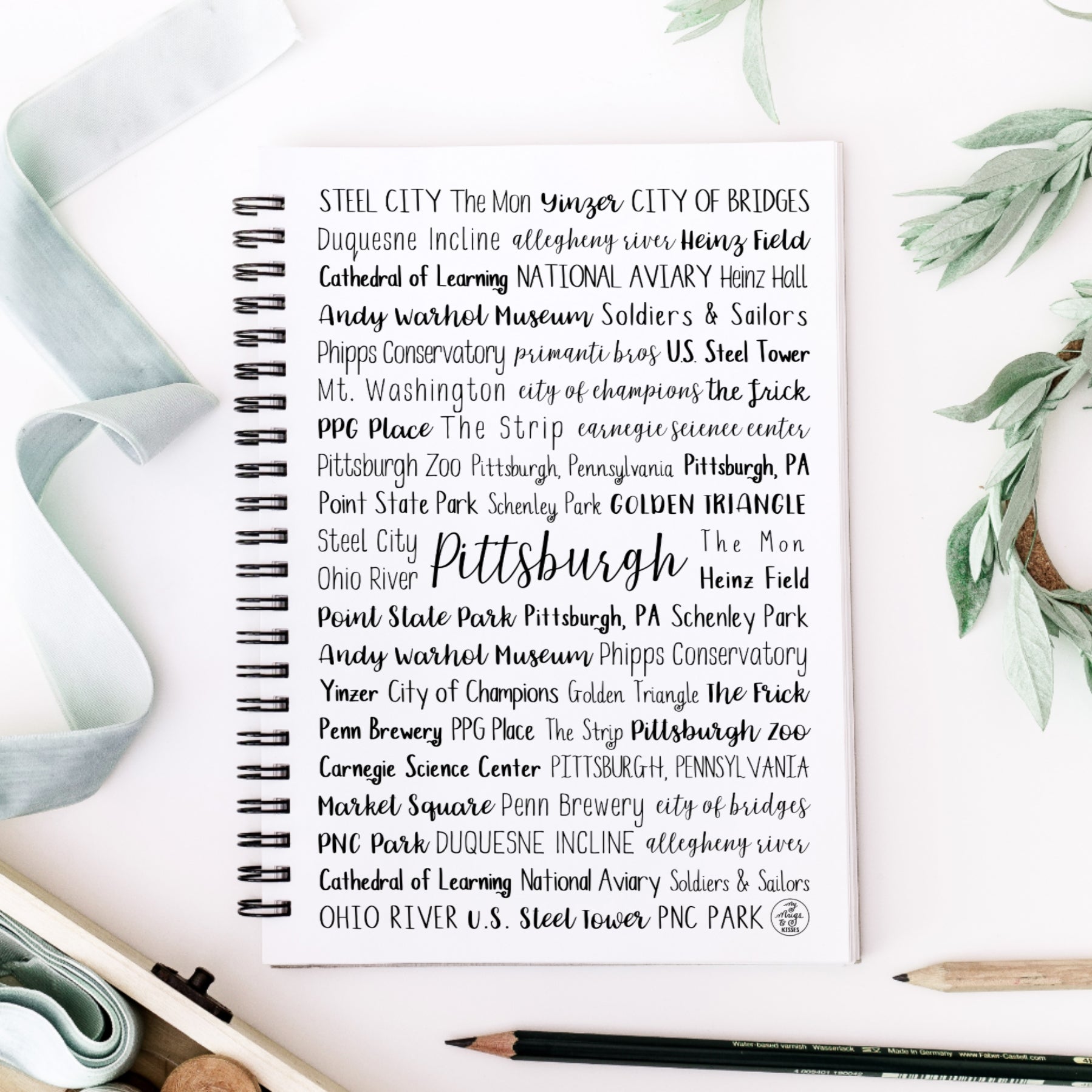 Pittsburgh, PA Spiral Notebook