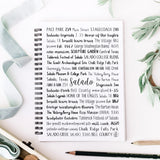 Salado, TX Spiral Notebook