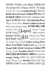 Chapel Hill, NC Spiral Notebook