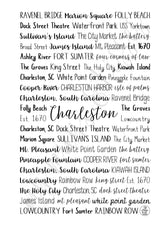 Charleston, SC Spiral Notebook