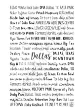 Dallas, TX Spiral Notebook