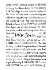 Palm Beach, FL Spiral Notebook