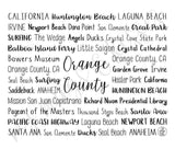 Orange County, CA Travel Mug
