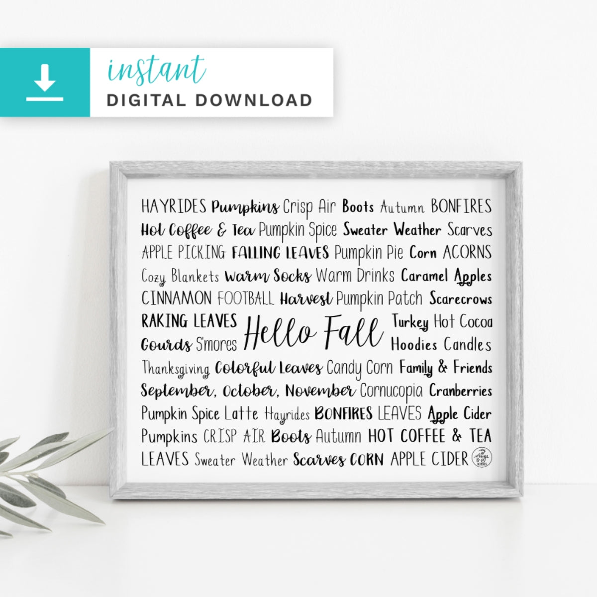 Fall Digital Download