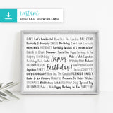 Birthday Digital Download