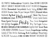 National Parks Digital Download