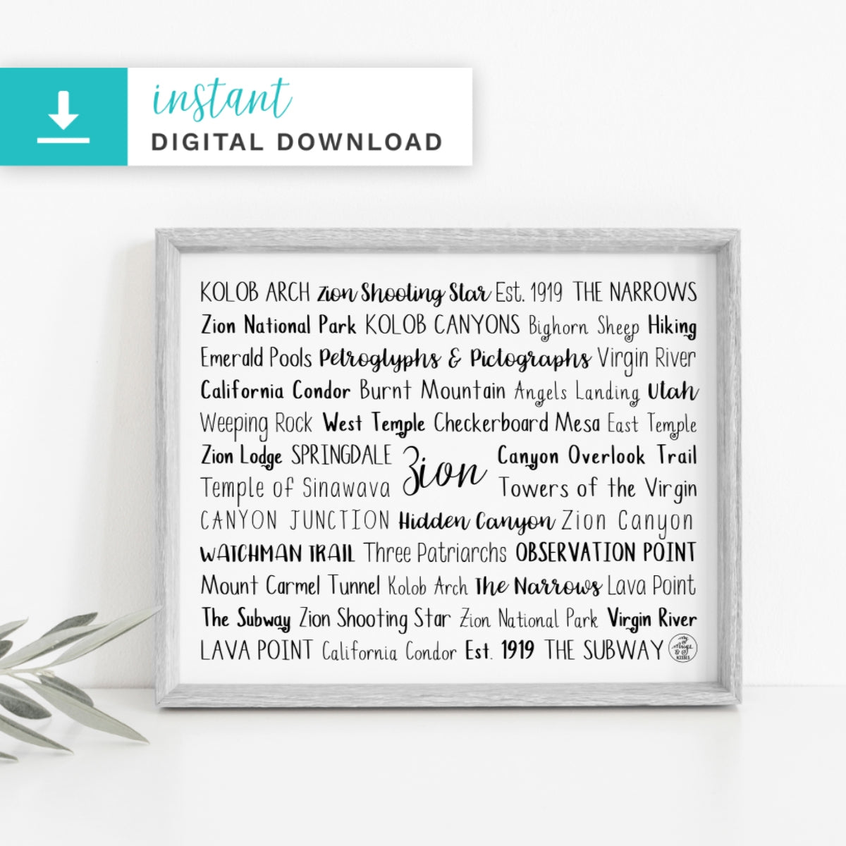 Zion Digital Download