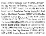 Boone, NC Digital Download