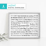 Greenville, NC Digital Download