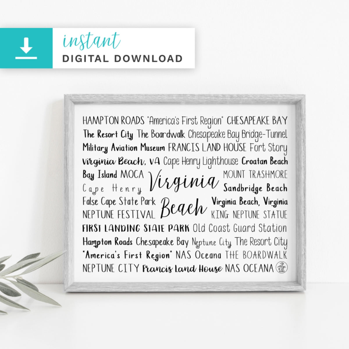 Virginia Beach, VA Digital Download