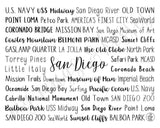 San Diego, CA Digital Download