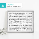 Wilmington, NC Digital Download