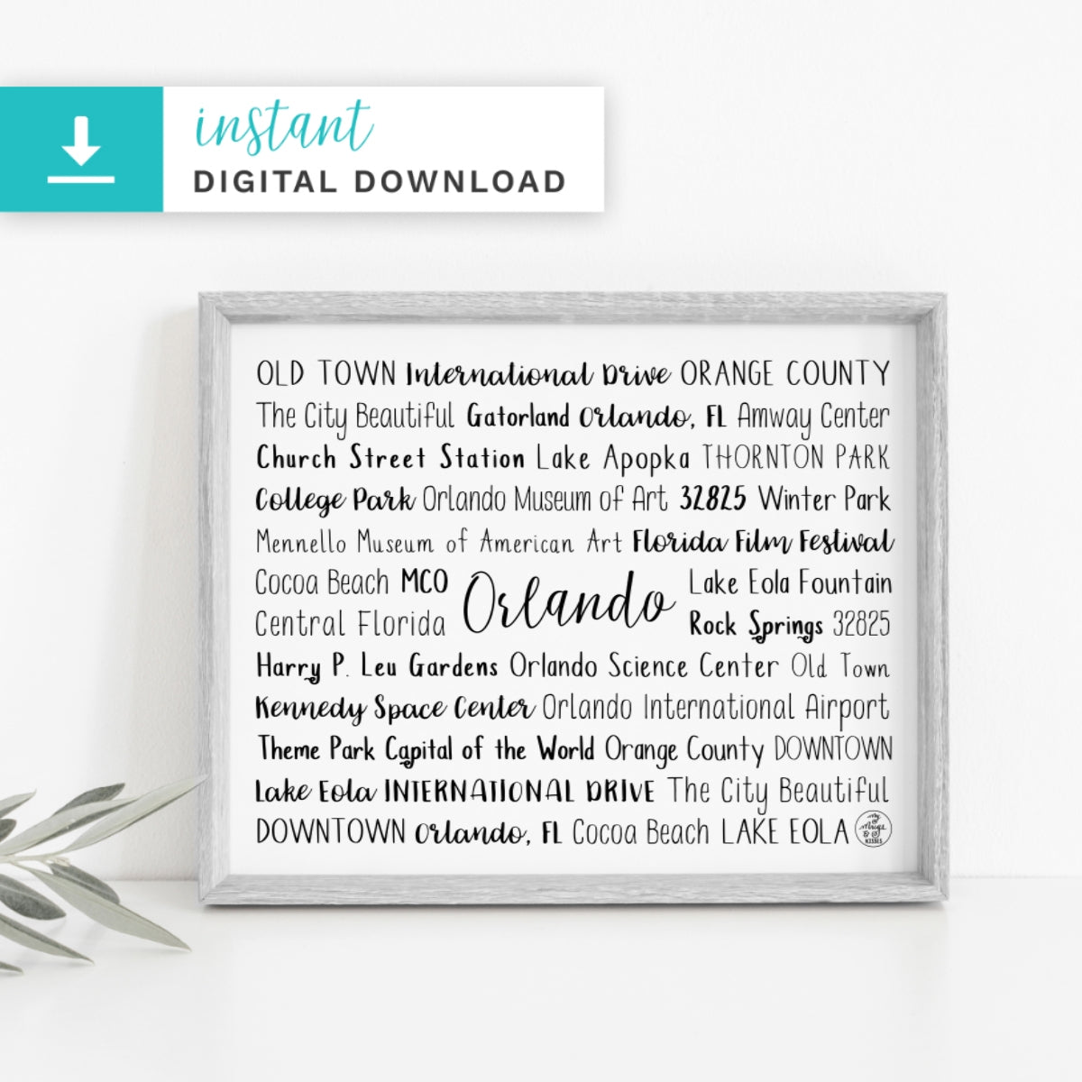Orlando, FL Digital Download