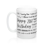 21st Birthday Mug
