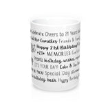 21st Birthday Mug