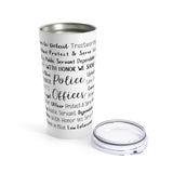 Police Officer Tumbler