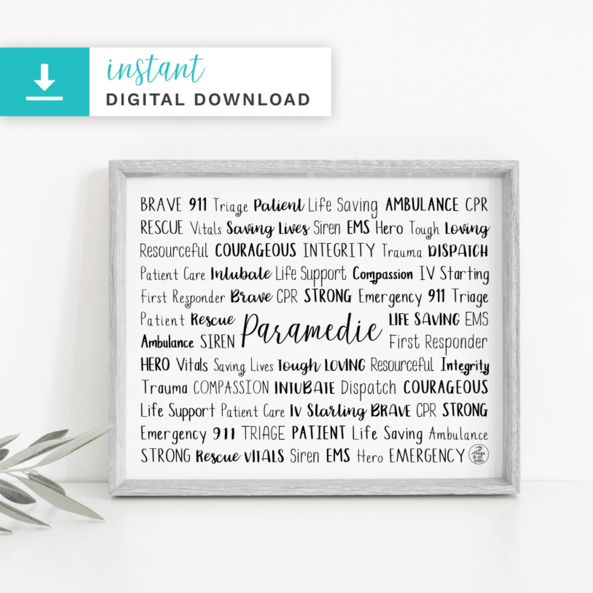 Paramedic Digital Download