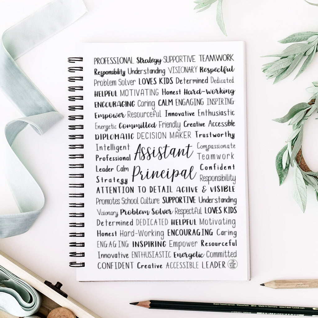 Assistant Principal Spiral Notebook