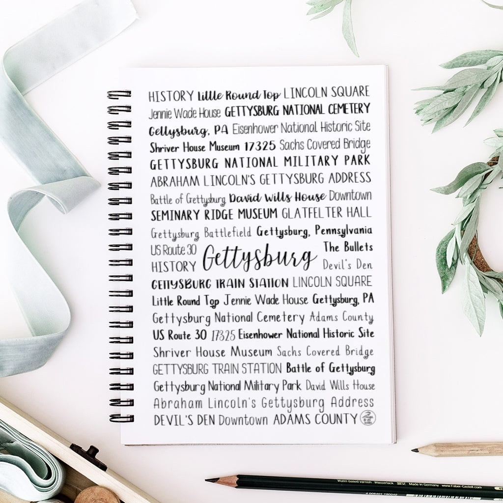 Gettysburg, PA Spiral Notebook