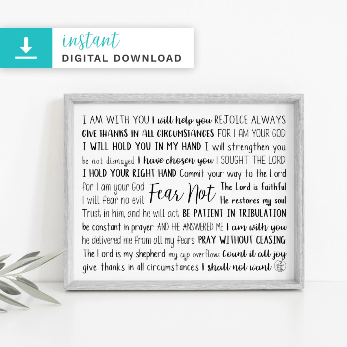 Fear Not Digital Download
