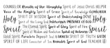 Names of the Holy Spirit Mug