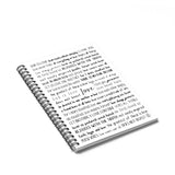 Love Scriptures Spiral Notebook