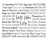 Salt Lake City, UT Travel Mug