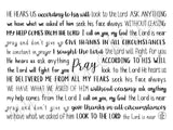 Prayer Scriptures Tumbler